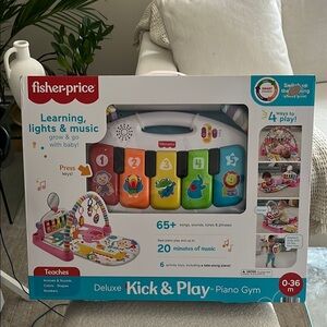Fisher-Price Deluxe Kick & Play Piano Gym - Multicolor